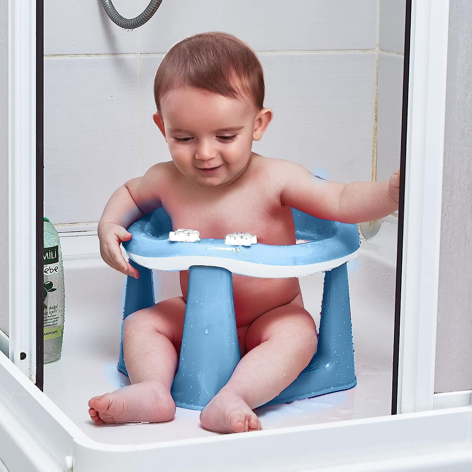 3-in-1 Baby Bath Support Seat Blue
