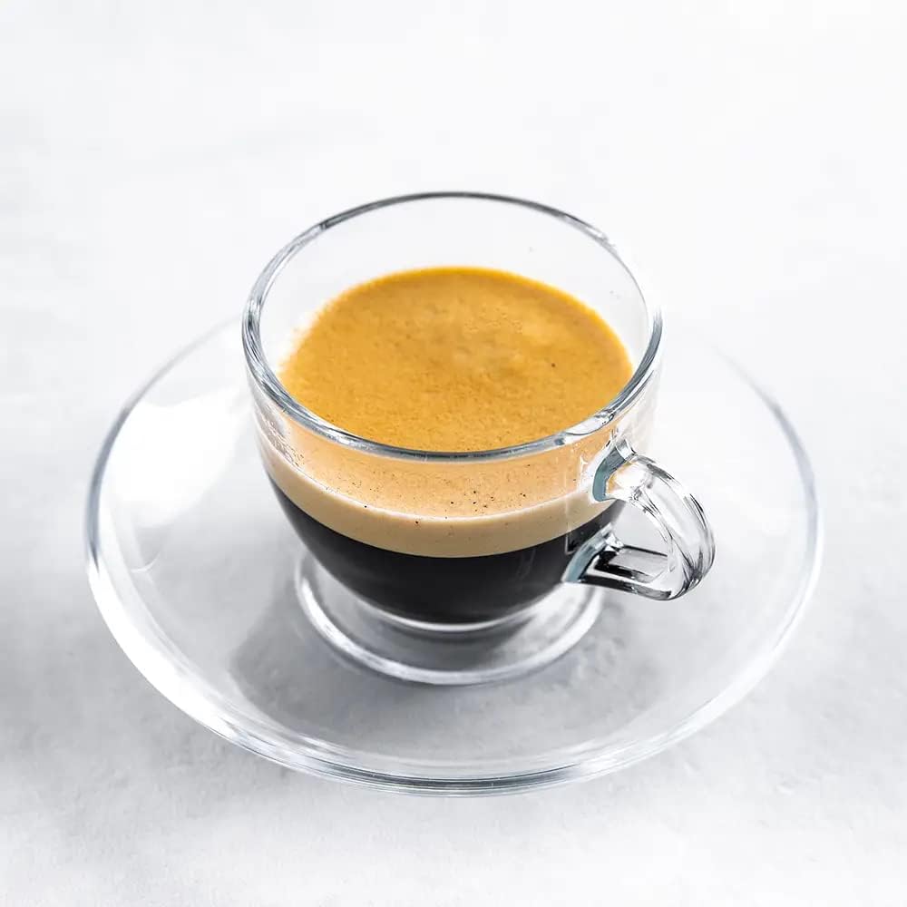 12-Piece Set of Espresso Cups with Basic Saucers
