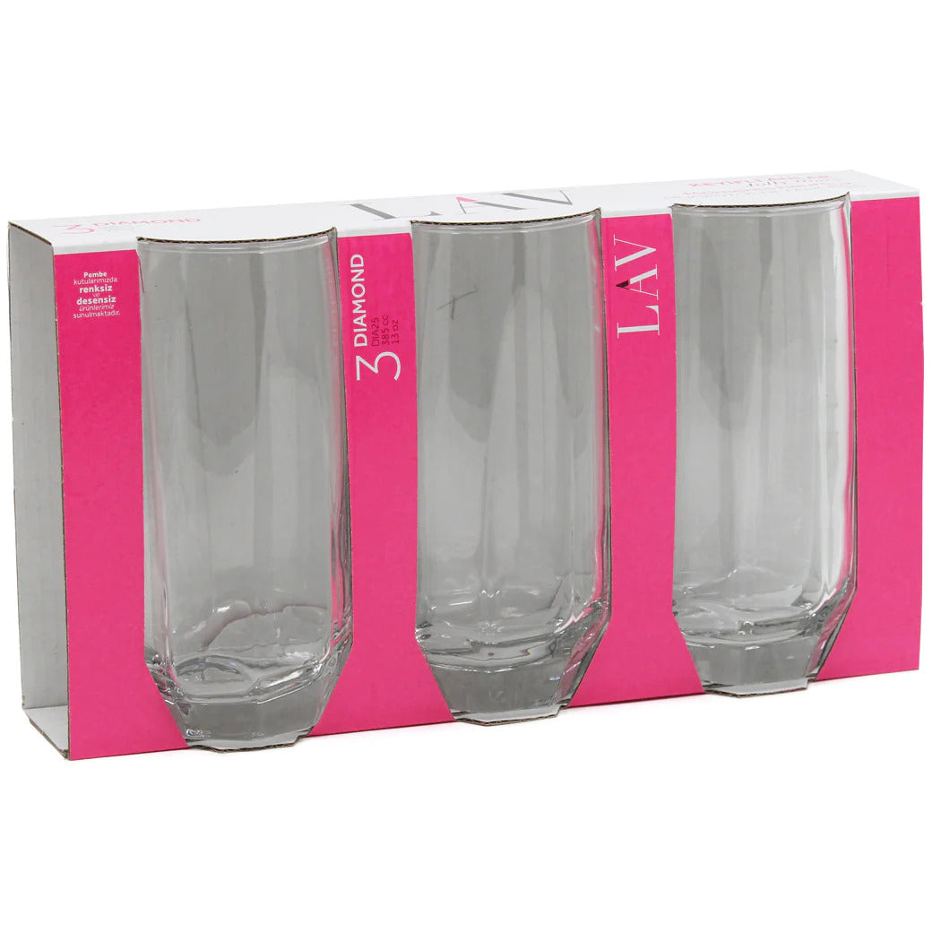 LAV Diamond Set of 3 Glass 385 cc