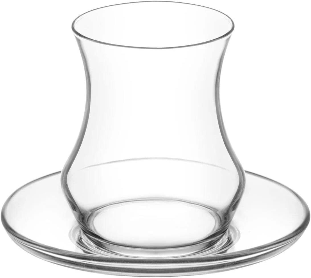 LAV Eda Tea Glasses Set of 12 for 6 People