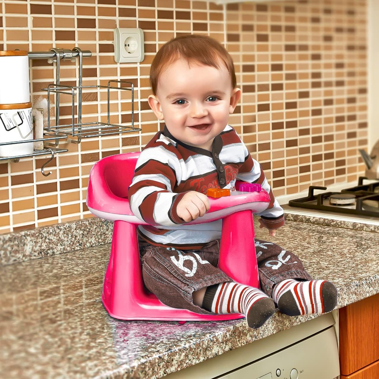 3 in 1 Baby Toddler Child Bath Support Seat Pink