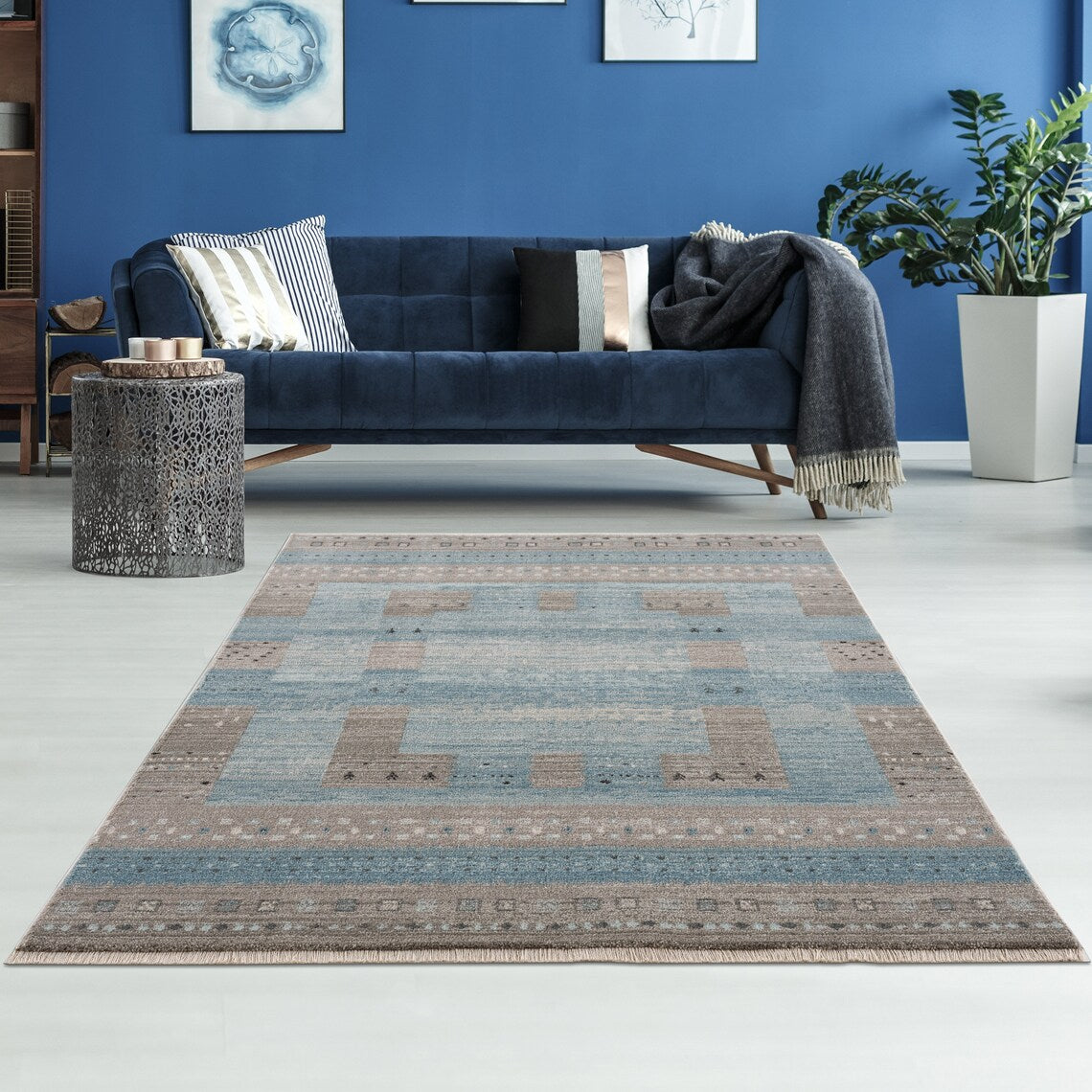 Vintage Stylish High Quality Shaped&Patterned Turkish Traditional Acyrilic Rugs-Carpets