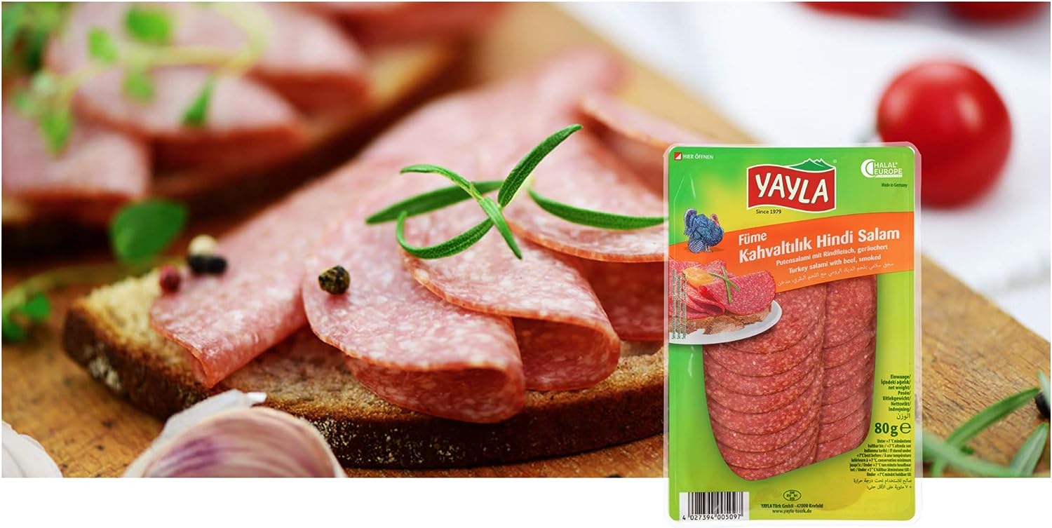 Yayla Turkey Salami - Kahvaltilik Hindi Salam 2x80gr