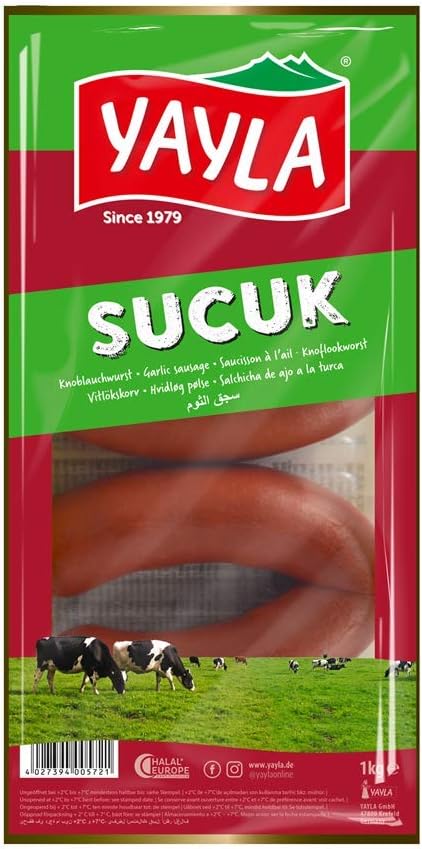 Yayla Garlic Sausage - Kangal Sucuk 1KG