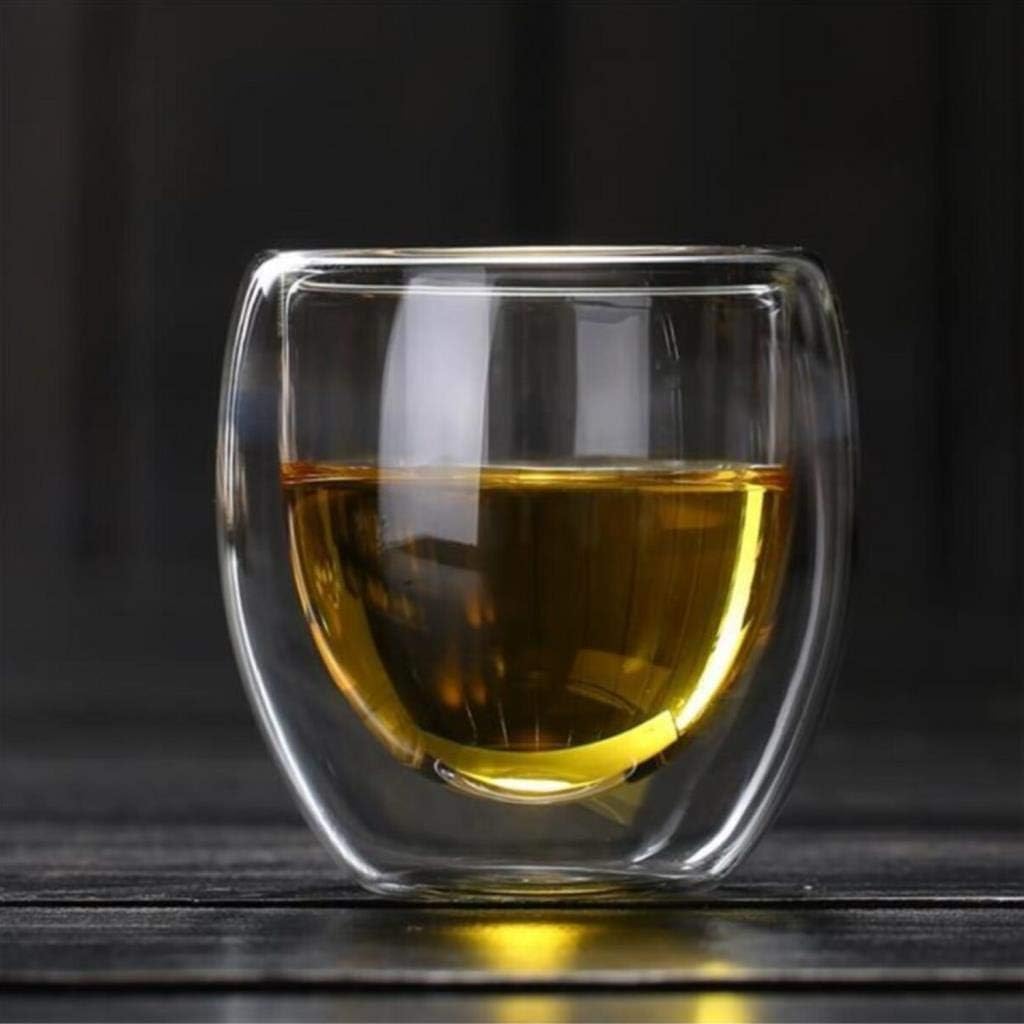 Perotti Double Wall Coffee Glass 350ml with Bamboo Cover
