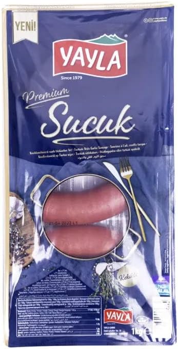 Yayla Halal Kangal Sucuk-(Turkish Sausage)-Extra Quality-1kg
