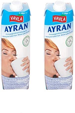 Yayla Ayran/Yogurt Drinks/Lassi Drinks 1L (Pack of 2)