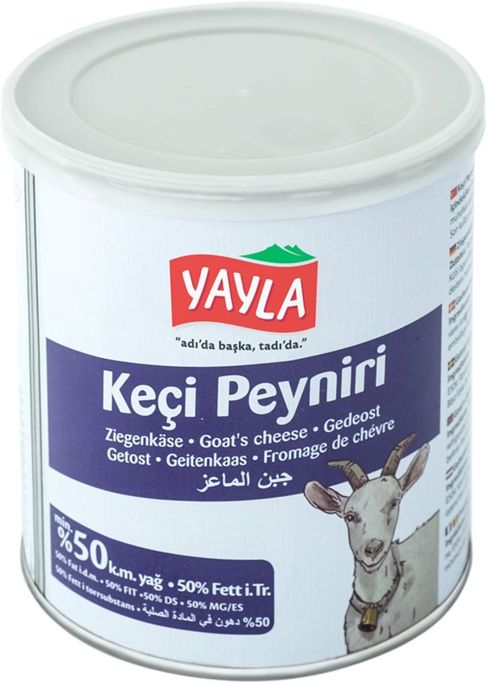 Yayla Goat Cheese 50% Fat- Keci Peyniri%50 Yagli 400gr