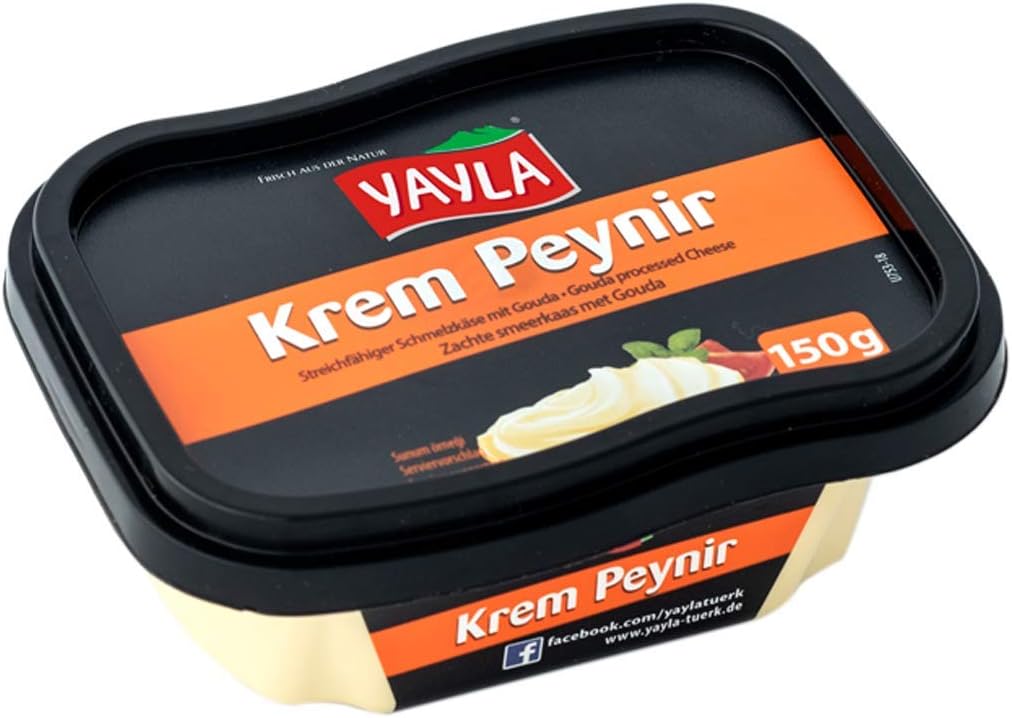 Yayla Cream Processed Cheese with Gouda - Krem Peynir 2x150g
