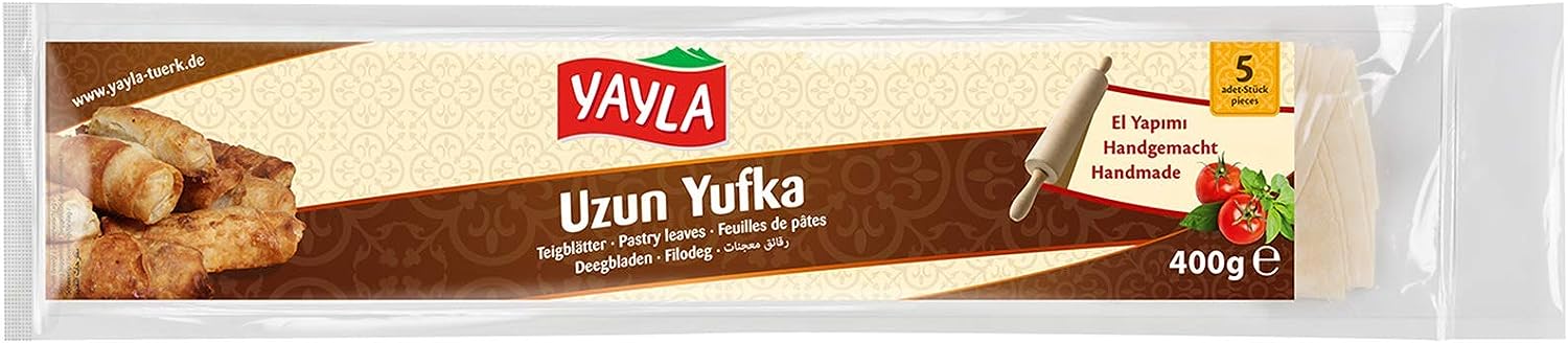 Yayla Uzun Yufka- Pastry Leaves, Filo Handmade 2x400gr