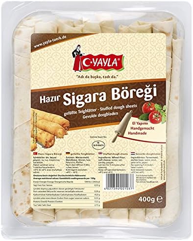 Yayla Turkish Cheese Borek (Sigara Boregi) Handmade 400gr