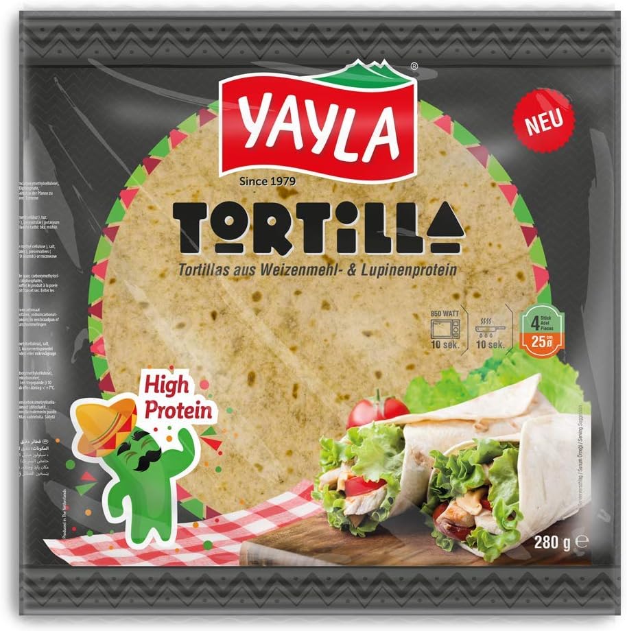 Yayla High Protein Torilla 4x25cm (2 Pack)