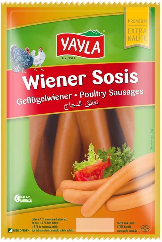 Yayla Poultry Sausage - Wiener Sausage 400gr